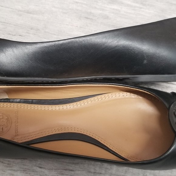 Tory Burch Black Mini Miller Ballet Flats, Size 6.5 - Picture 5 of 8